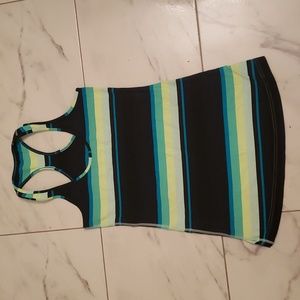 Lululumon Striped Racerback Tank